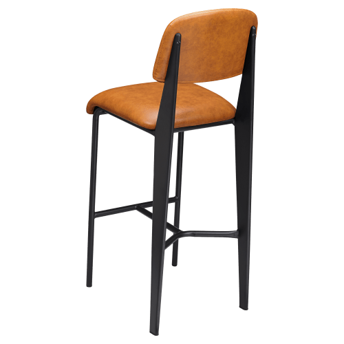 Nico Padded Metal Bar Stool