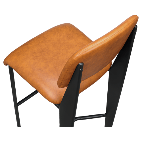 Nico Padded Metal Bar Stool