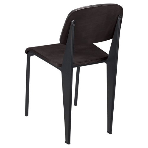 Nico Metal Chair with Wood Back