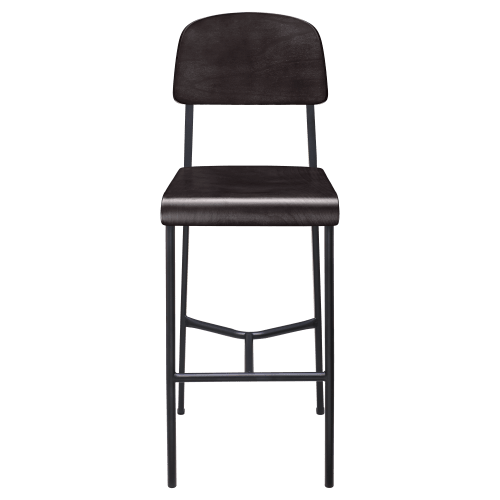Nico Bar Stool with Wood Back