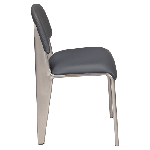 Nico Metal Chair in Clear Coat