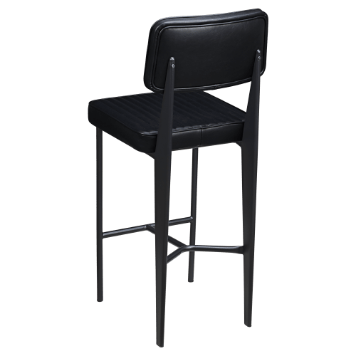 Leeds Padded Metal Bar Stool