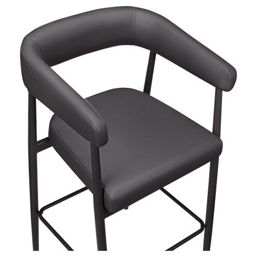 Mika Metal Bar Stool with Arms