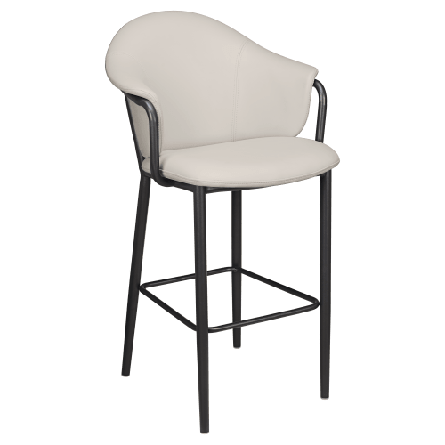 Kova Metal Bar Stool with Arms