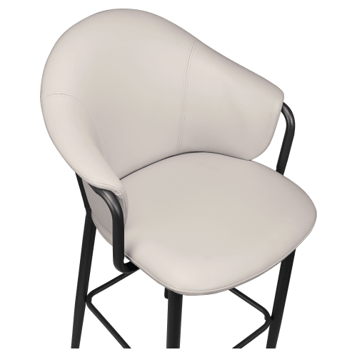 Kova Metal Bar Stool with Arms