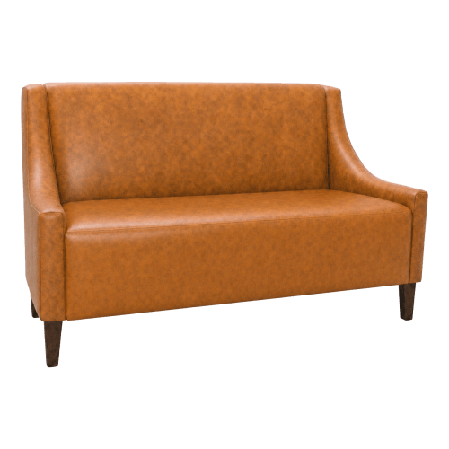 Torqela Plain Back Lounge Booth with Arms
