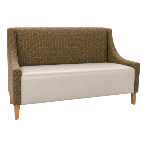 Torqela Plain Back Lounge Booth with Arms