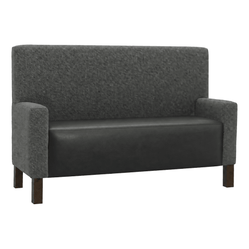Tavqora Plain Back Lounge Booth with Arms