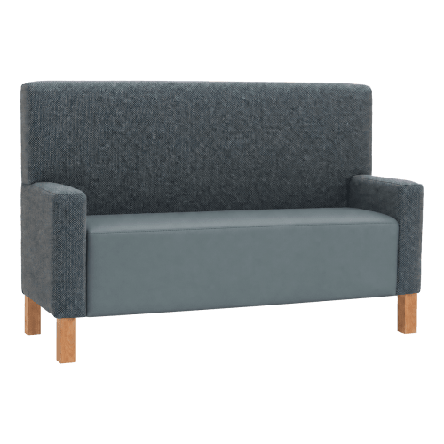 Tavqora Plain Back Lounge Booth with Arms