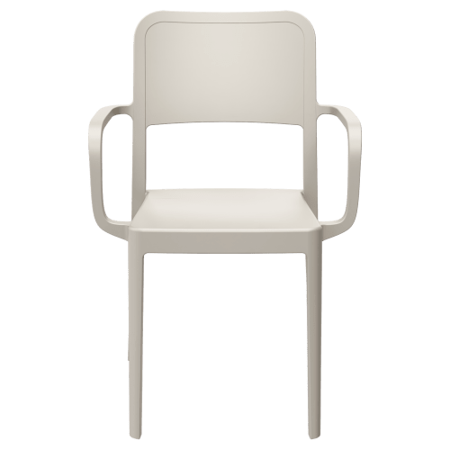 Parker Solid Back Outdoor Resin Armchair