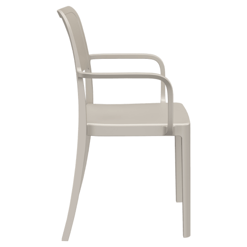 Parker Solid Back Outdoor Resin Armchair