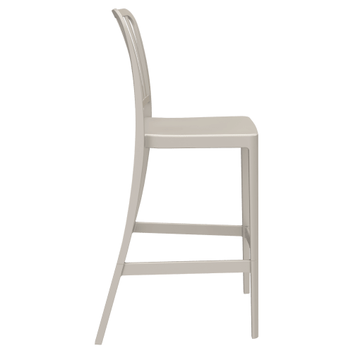 Miles Slat Back Outdoor Resin Bar Stool