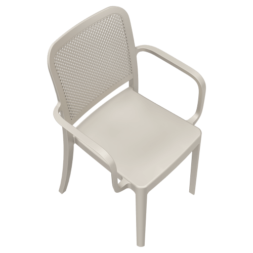 Rowan Perforated Outdoor Resin Armchair