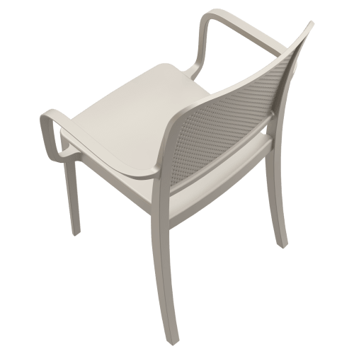 Rowan Perforated Outdoor Resin Armchair