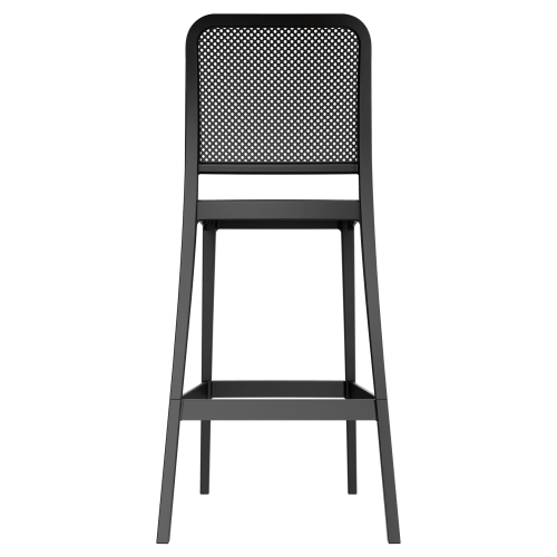 Rowan Perforated Outdoor Resin Bar Stool