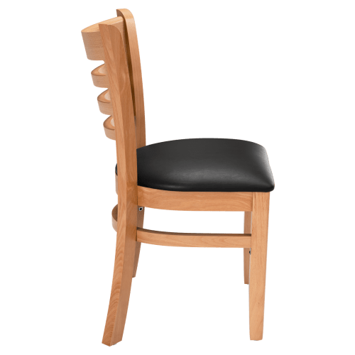 Premium US Made Ladder Back Wood Restaurant Chair