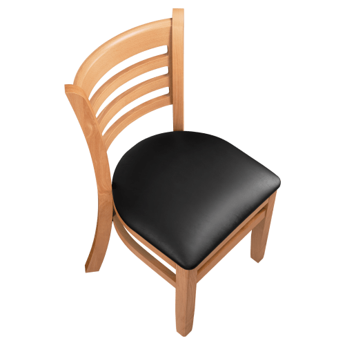 Premium US Made Ladder Back Wood Restaurant Chair