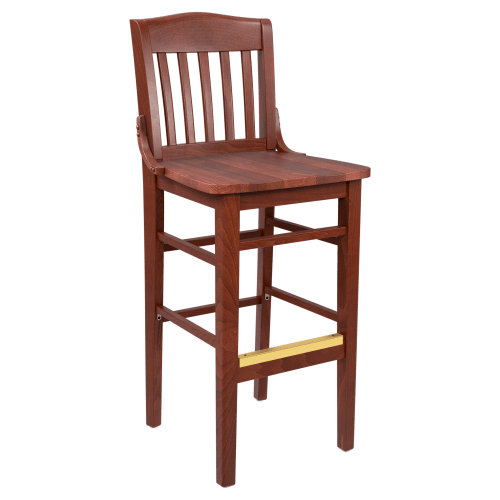 Premium US Made School House Wood Bar Stool