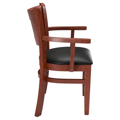 Premium US Made Duna Restaurant Chair With Arms