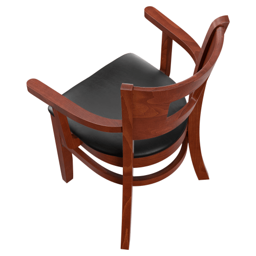Premium US Made Duna Restaurant Chair With Arms