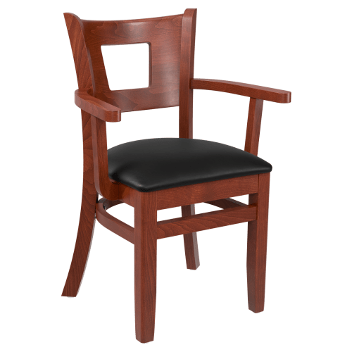 Premium US Made Duna Restaurant Chair With Arms