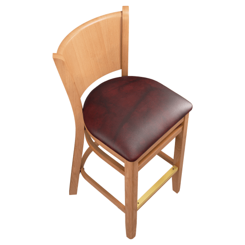 Premium US Made Tiffany Wood Bar Stool