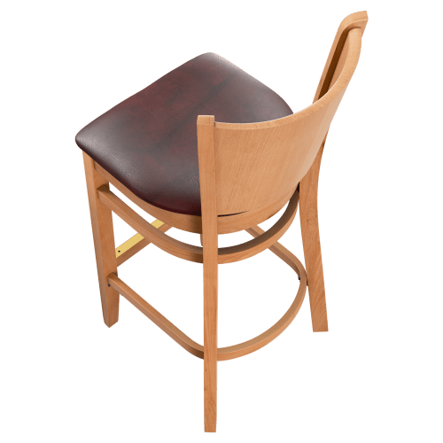 Premium US Made Tiffany Wood Bar Stool