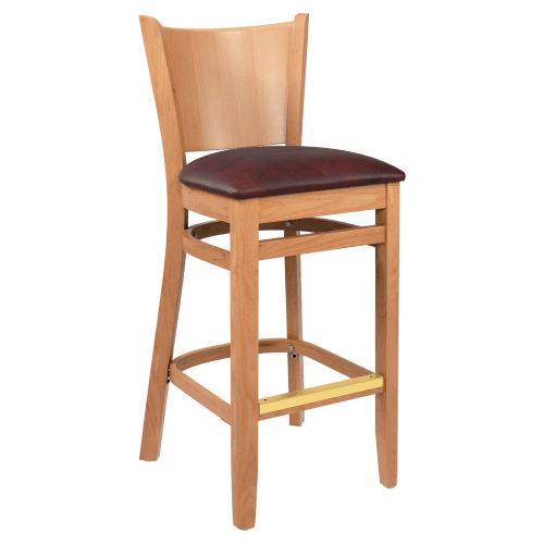 Premium US Made Tiffany Wood Bar Stool