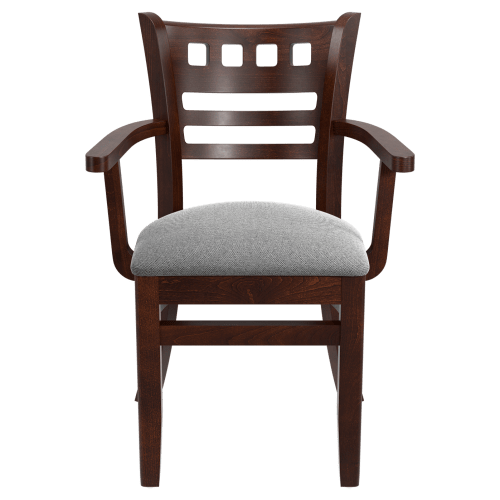 Premium US Made American Back Wood Chair with Arms 