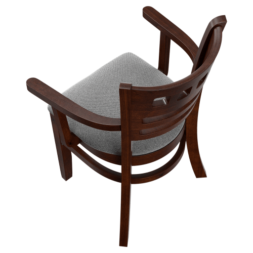 Premium US Made American Back Wood Chair with Arms 