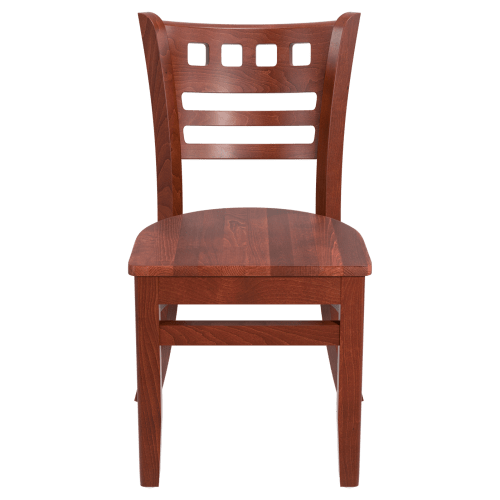 Premium US Made American Back Wood Restaurant Chair