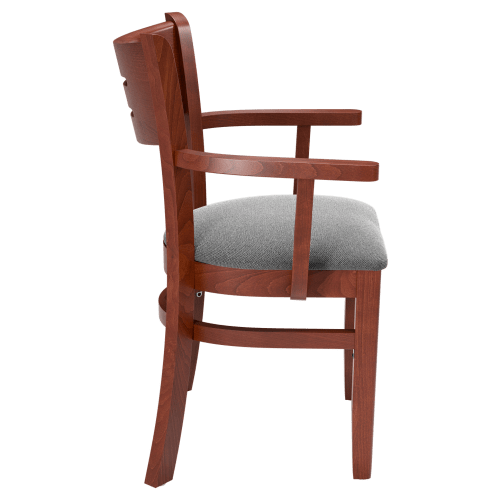 Premium US Made Henry Wood Chair with Arms
