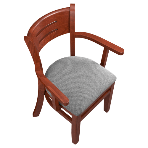 Premium US Made Henry Wood Chair with Arms