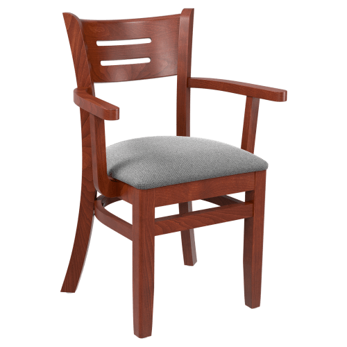 Premium US Made Henry Wood Chair with Arms