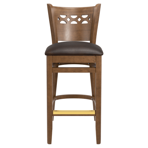 Premium US Made Leonardo Wood Bar Stool