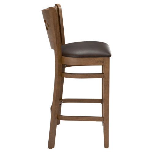 Premium US Made Leonardo Wood Bar Stool