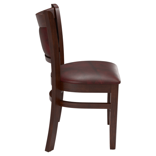 Premium Padded Back Wood Chair