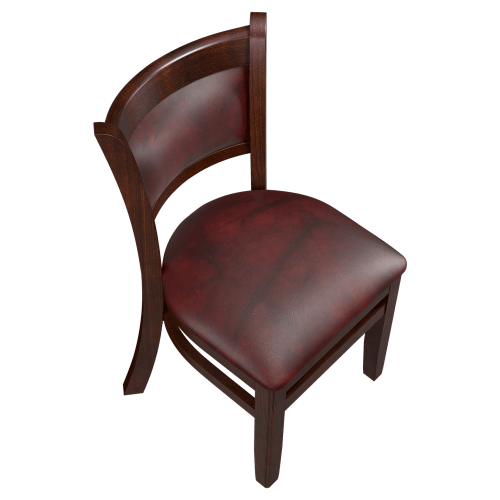 Premium Padded Back Wood Chair