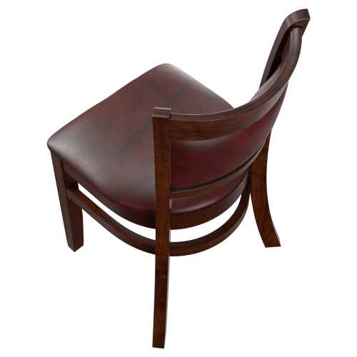 Premium Padded Back Wood Chair
