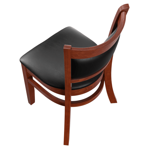 Premium Padded Back Wood Chair