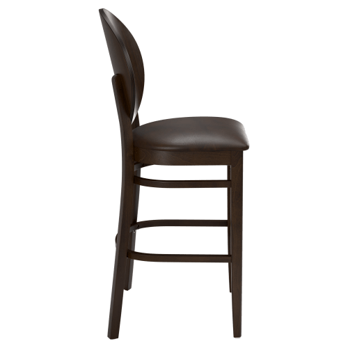 Premium Lorenzo Wood Bar Stool
