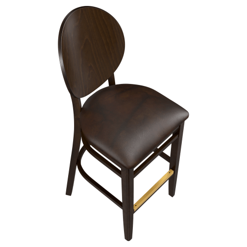 Premium Lorenzo Wood Bar Stool