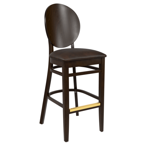 Premium Lorenzo Wood Bar Stool