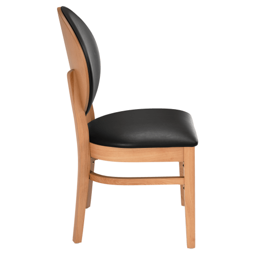 Premium Lorenzo Wood Chair with Padded Back