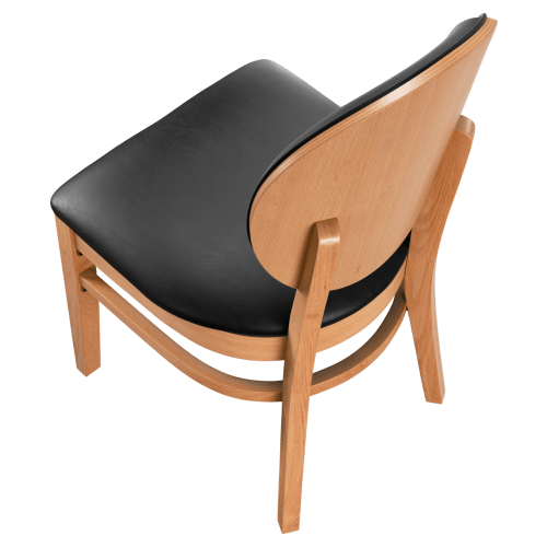 Premium Lorenzo Wood Chair with Padded Back