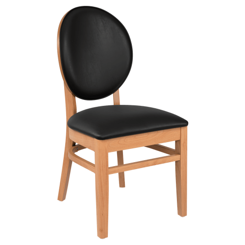 Premium Lorenzo Wood Chair with Padded Back