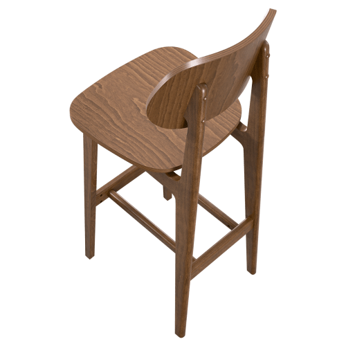 Gisselle Wood Bar Stool