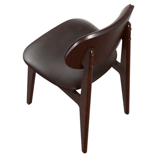 Gisselle Wood Chair with Padded Back