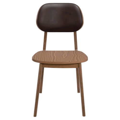 Gisselle Wood Chair with Padded Back