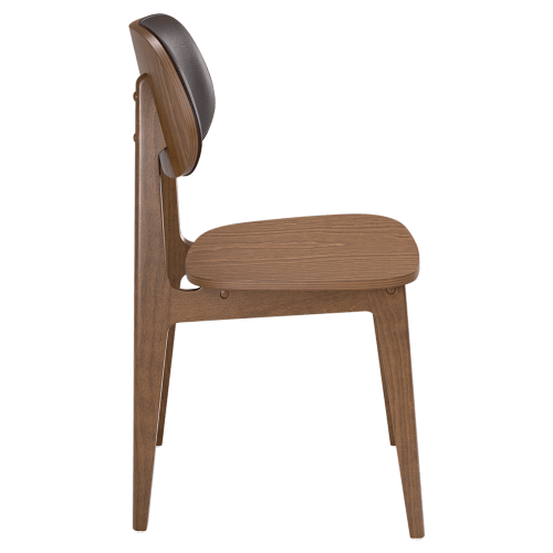 Gisselle Wood Chair with Padded Back